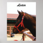 Hören Sie Plakatdrucke