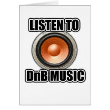 HÖREN Sie ZUM DNB MUSIK Trommel- und Baßgang Karten