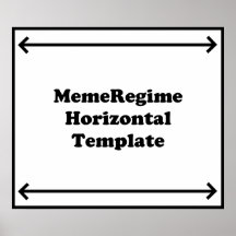 Horizontale Schablone Posterdruck