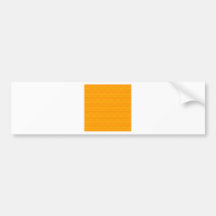 Horizontaler Zickzack - Orange und Bernstein Auto Sticker