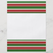 Horizontales Weihnachten Stripes Flyer