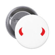 Hornikone des roten Teufels Button