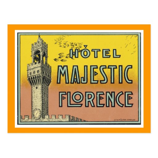 Hotel majestätisches Florenz Postkarten