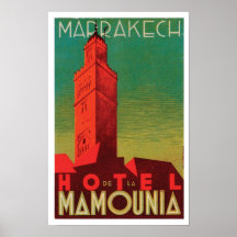 Hotel Mamounia Marrakesch Plakatdrucke