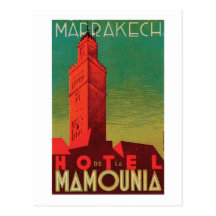 Hotel Mamounia Marrakesch Postkarten