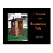 Housewarming-Party-Postkarte