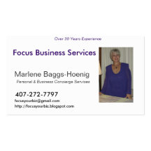 HPIM0353, Fokus-Dienstleistungen, Marlene Bagg… Visitenkartenvorlage