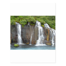 Hraunfossar Postkarten