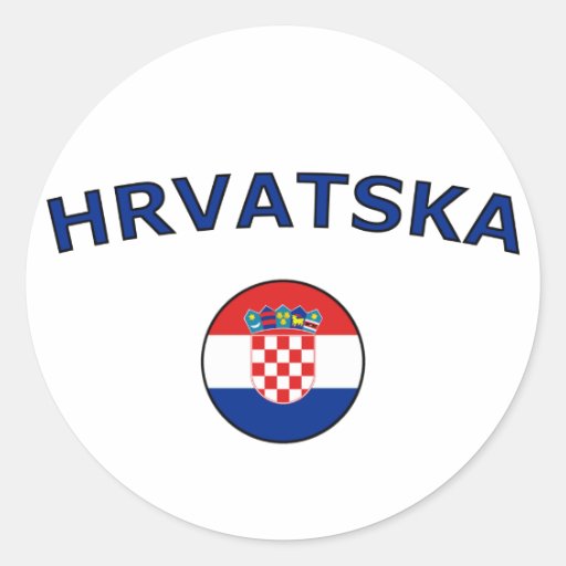 Hrvatska Runde Aufkleber