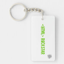 HTML Rockstar Keychain Schlüssel Anhänger