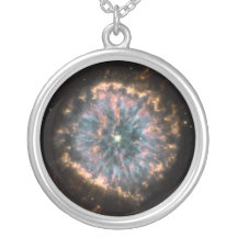 Hubble Foto-glühende Ring-runde Charme-Halskette