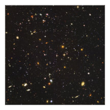 Hubble ultra tiefe Feld-Ansicht von 10.000 Galaxie Kunstphoto