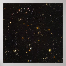 Hubble ultra tiefe Feld-Ansicht von 10.000 Galaxie Plakate