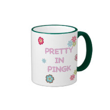 Hübsch im rosa Ping Pong Tasse
