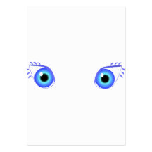 Hübsche blaue Augen Visitenkarten Vorlage