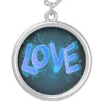 hübsche blaue Liebe Amuletten