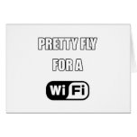 Hübsche Fliege für ein Wi-Fi Karte