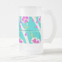 Hübsche Fliesen Kaffeetasse