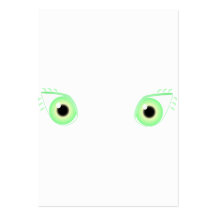 Hübsche grüne Pastellaugen Visitenkartenvorlage