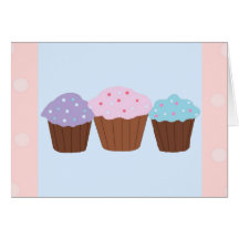 Hübsche kleine Kuchen Karten