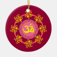 Hübsche OM-Symbolverzierung Weihnachtsornament