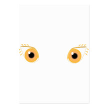 Hübsche orange Augen Visitenkarten
