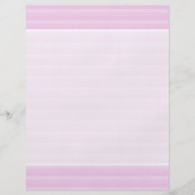 Hübsche Pastellrosa-Streifen Bedruckte Flyer