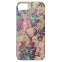 Hübsche Spitze-Rosen iPhone 5 Schutzhüllen