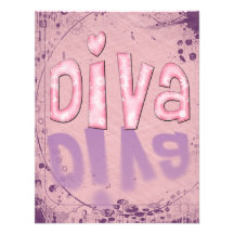 Hübscher rosa Diva-Entwurf Personalisierte Ankündigungen