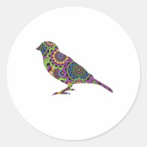 Hübscher Vogel Aufkleber