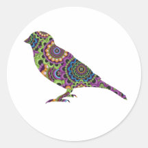 Hübscher Vogel Stickers