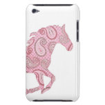 Hübsches rosa Paisley-Pferd iPod Touch Case-Mate Hülle