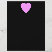 Hübsches rosa und schwarzes Liebe-Herz Flyerdruck