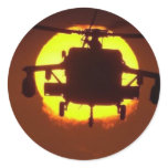 Hubschraubersonne aufkleber