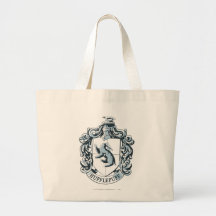 Hufflepuff Wappen-Blau Leinentasche