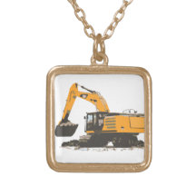 Huge Dirt Excavator Necklaces