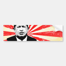 Hugo Chavez Autoaufkleber