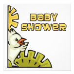 Huhn-Babyparty Individuelle Ankündigungskarte