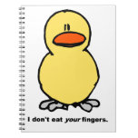 Huhn-Finger - Vegetarier Spiralblock