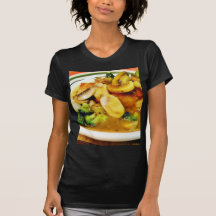 Huhn vermehrt sich Brocolli explosionsartig T-shirt