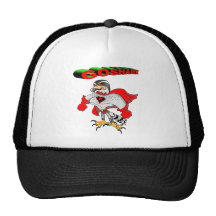 Hühnerhabicht-Cartoon Baseballkappe