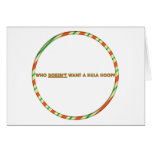 Hula Band-Weihnachtskarte