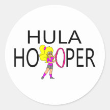 Hula Böttcher Runder Aufkleber