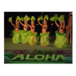 Hula Tänzer Postkarte