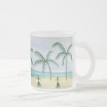 Hulas auf den Strand-Bechern u. dem Trinkbehälter Tasse