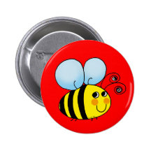 Hummelbiene Anstecknadelbutton