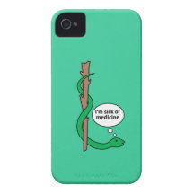Humorvolles Personal von Asclepius iPhone 4 Hülle