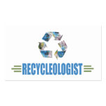 Humorvolles Recyceln Visitenkarte