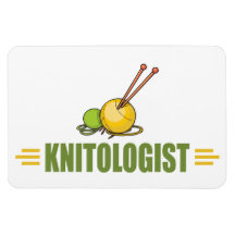 Humorvolles Stricken Flexible Magnete