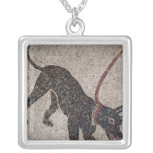 Hund auf einer Leine, von Pompeji Schmuck
